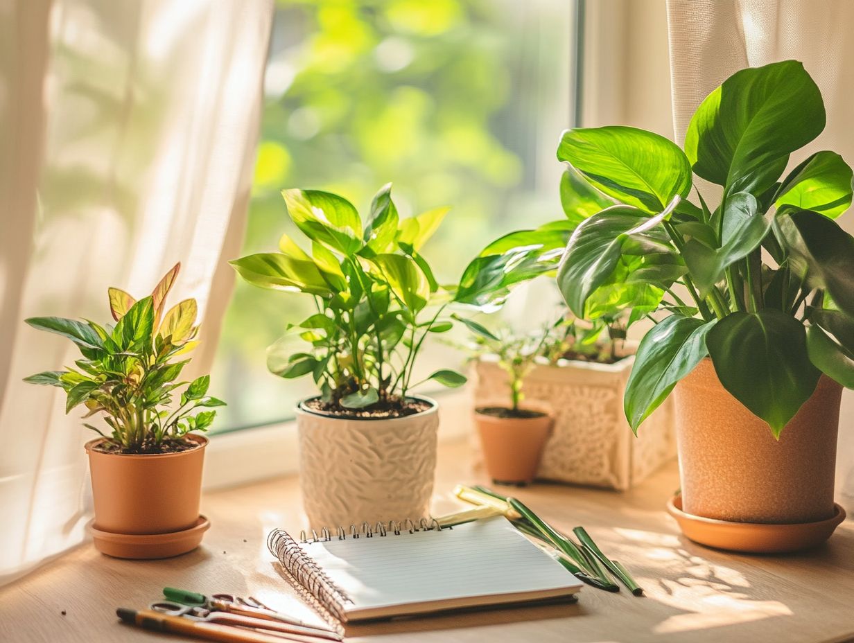 Beautiful indoor plants for beginners in a cozy setting.