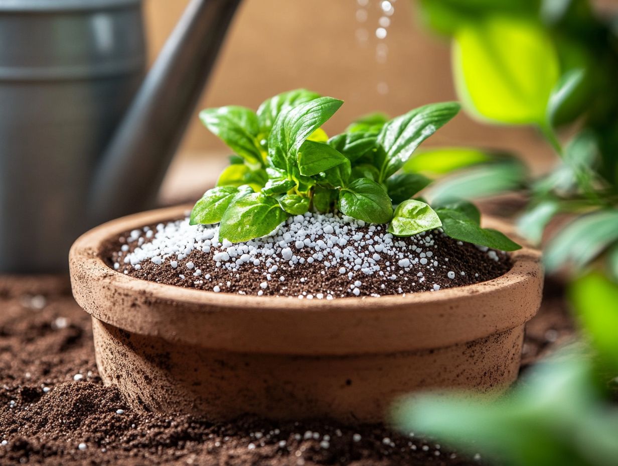 A visual guide with 10 tips for maintaining indoor plant soil.