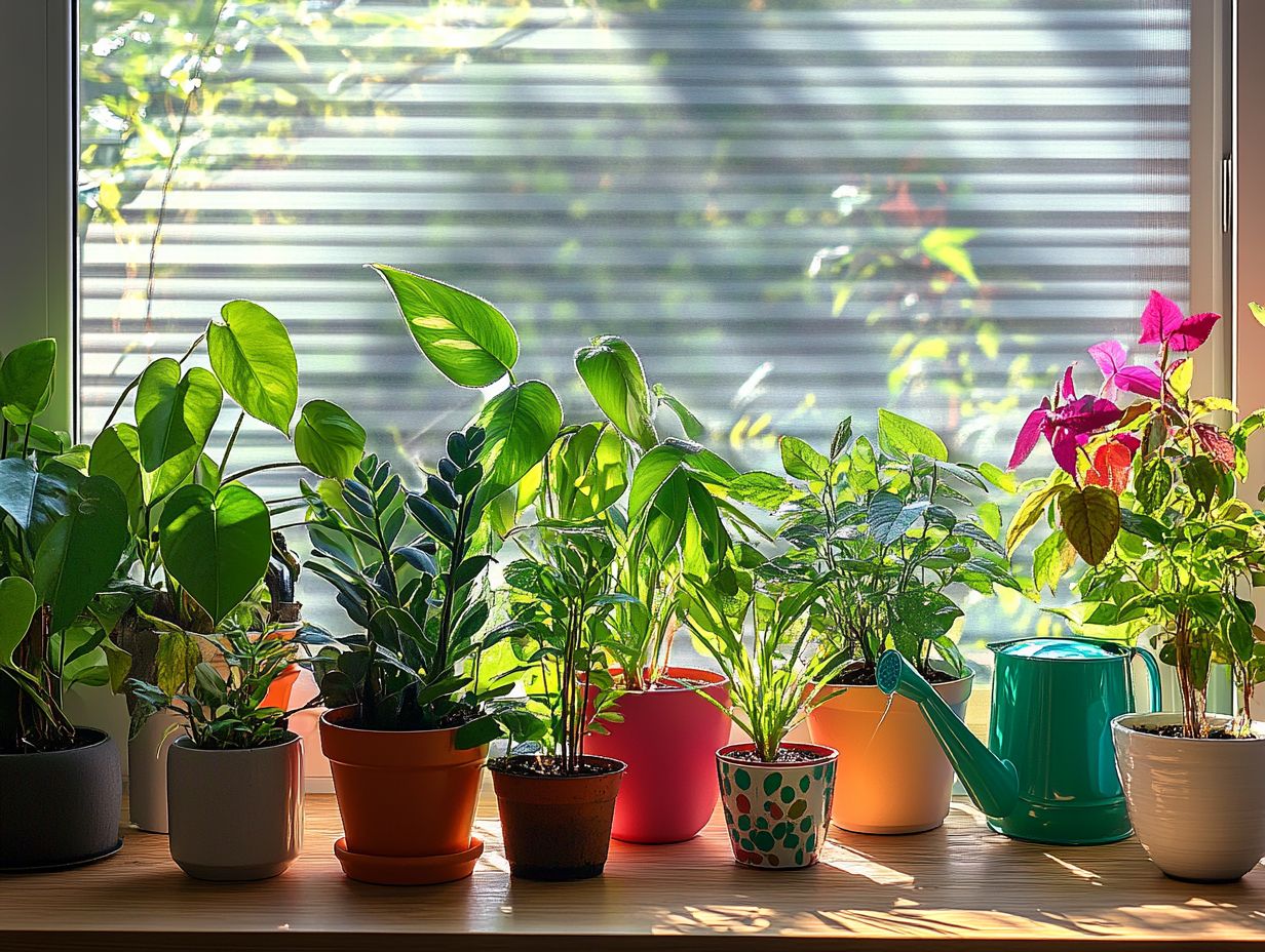 Visual guide to the benefits of watering houseplants