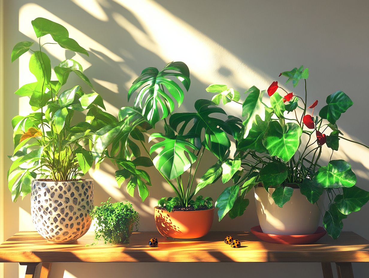 Indoor plants that attract beneficial insects