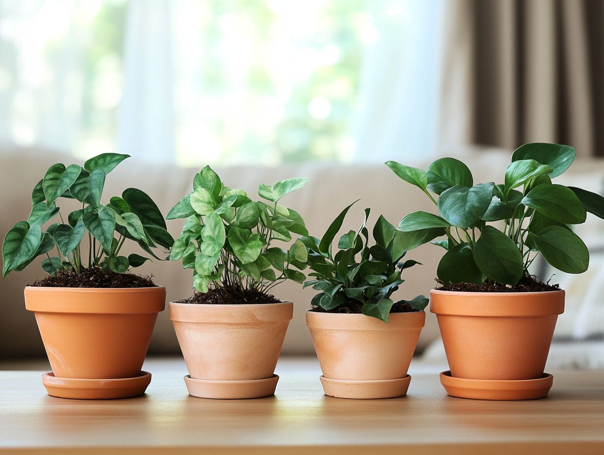 Beautiful Peace Lily thriving in clay soil