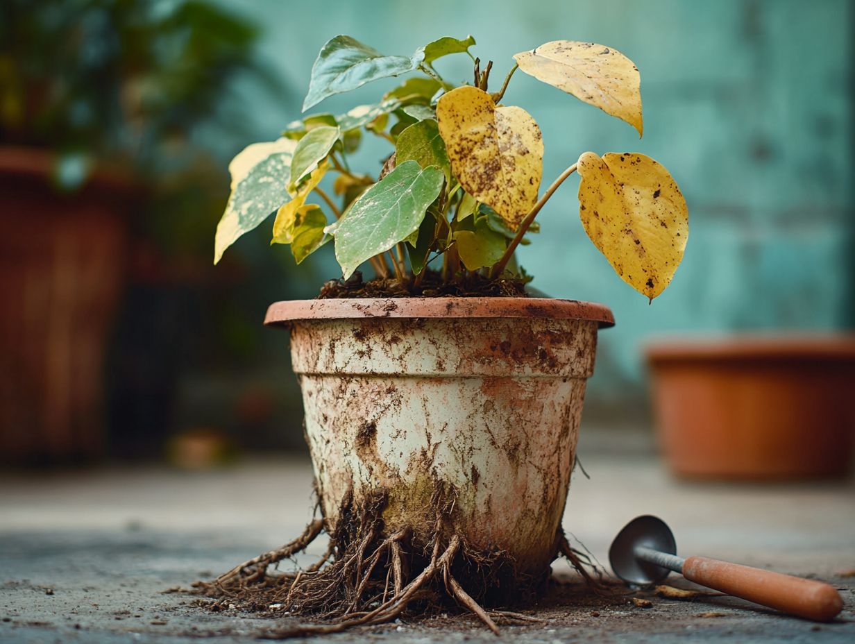 4. Soil Dries Out Quickly After Watering