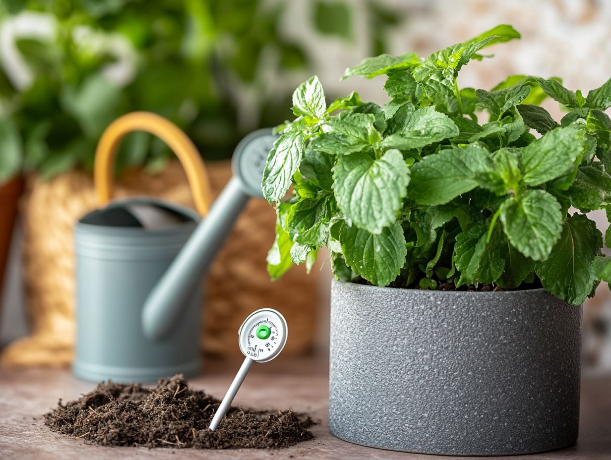 Garden with Mulch for Better Moisture Retention