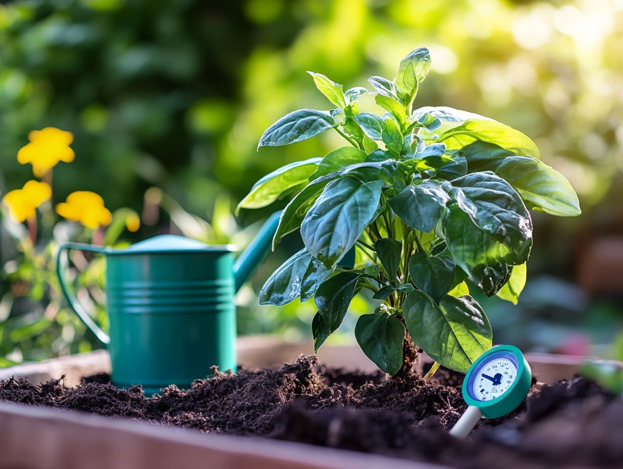 Image showing techniques to avoid overwatering plants