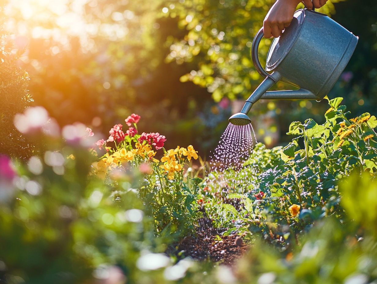 Five essential tips for watering plants in dry climates