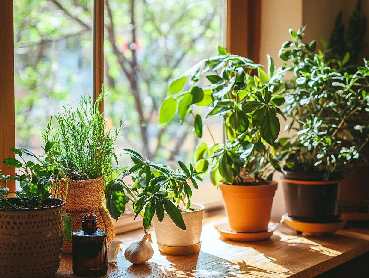 Image illustrating Frequently Asked Questions about indoor plants and pests.