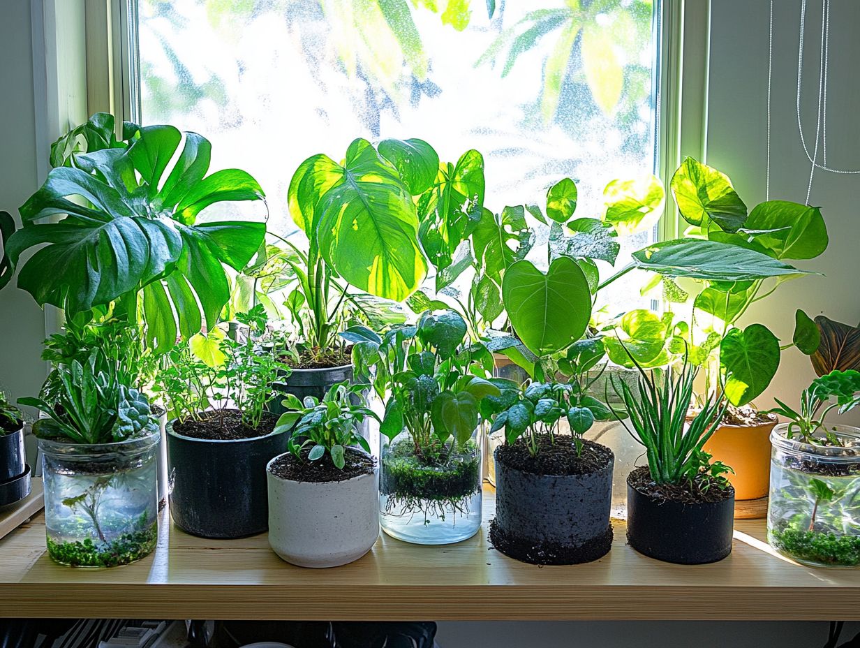 Visual Guide for Indoor Plant Propagation Techniques