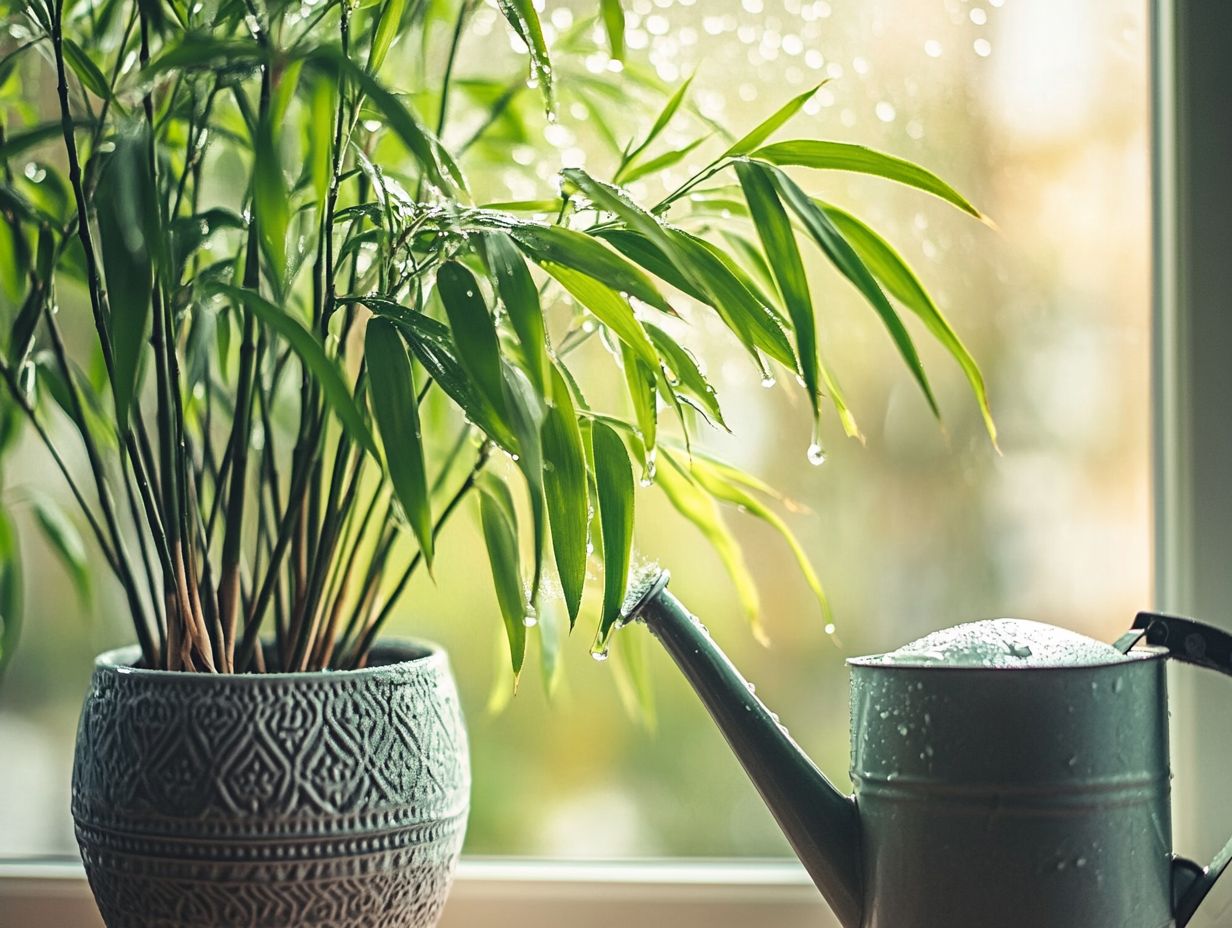 Guide to watering indoor bamboo