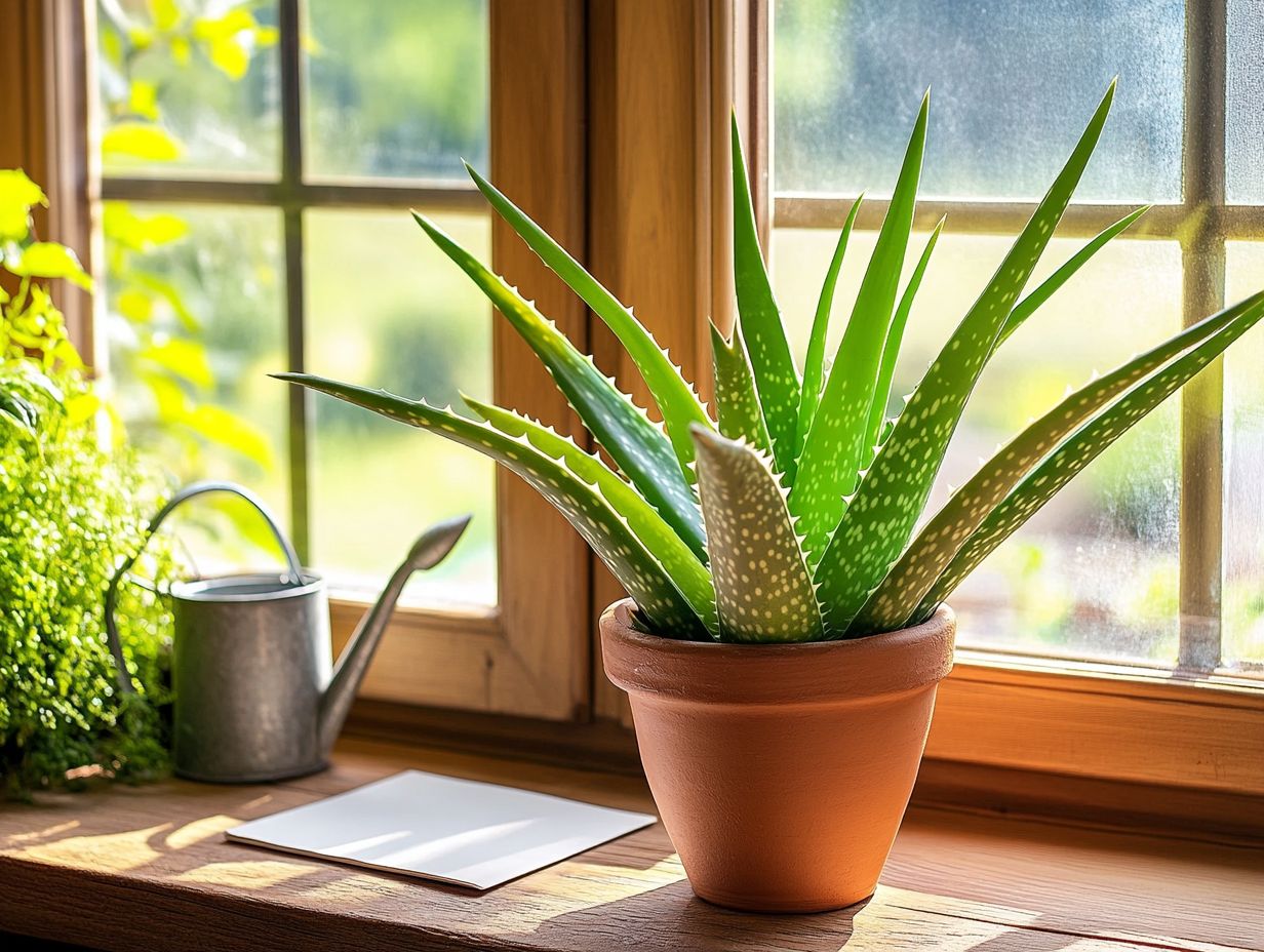 Aloe Vera plant benefits indoors