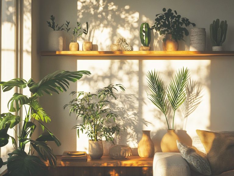 Balancing Indoor Plants with Other Decor Elements