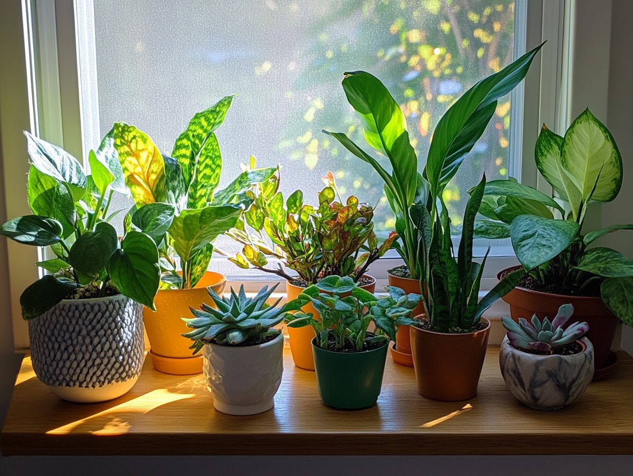 Image showcasing the best indoor plants for bright light.