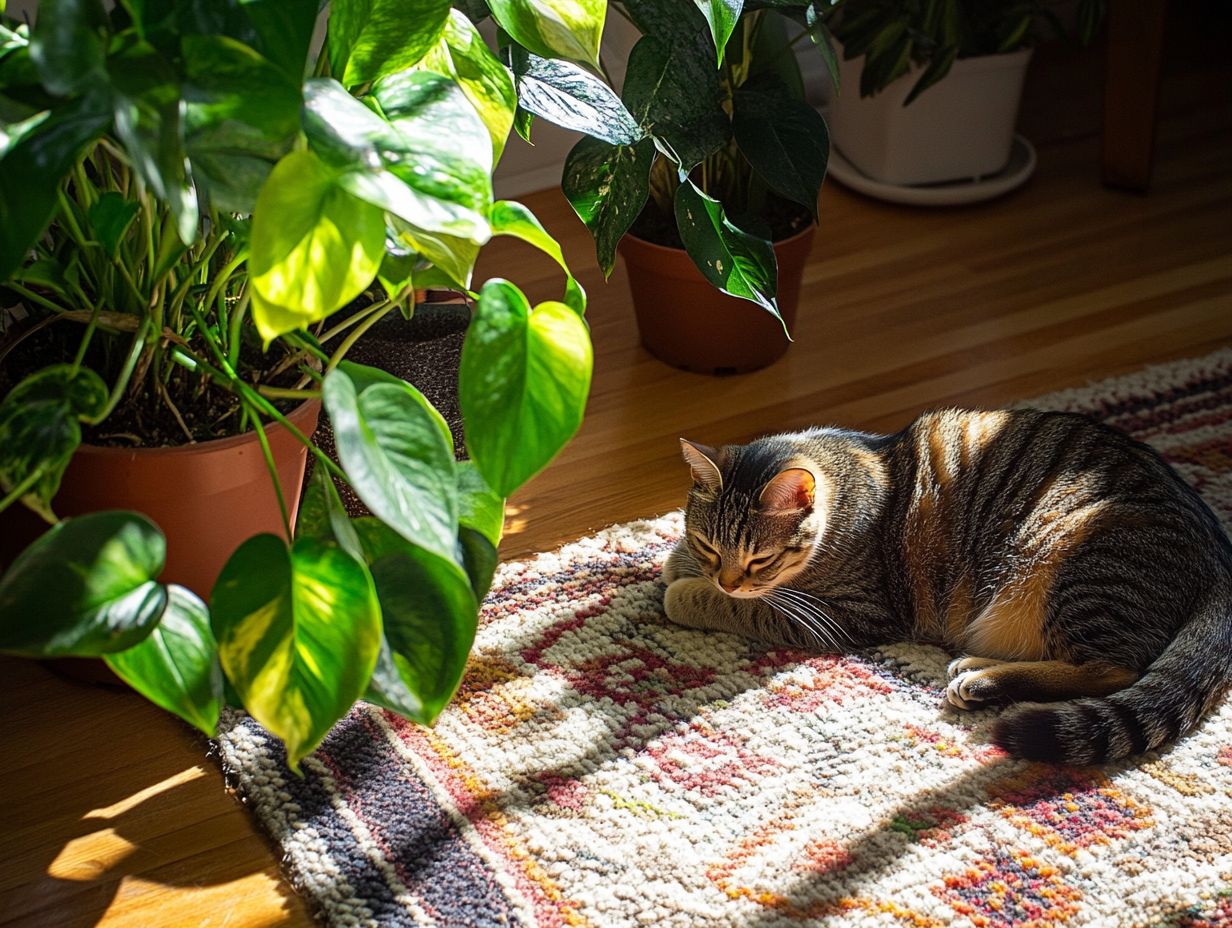 A variety of low-maintenance plants perfect for homes with pets.