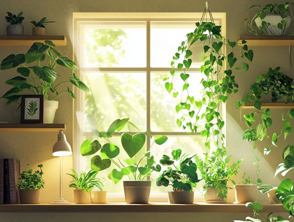 What are the best light sources for indoor plants?