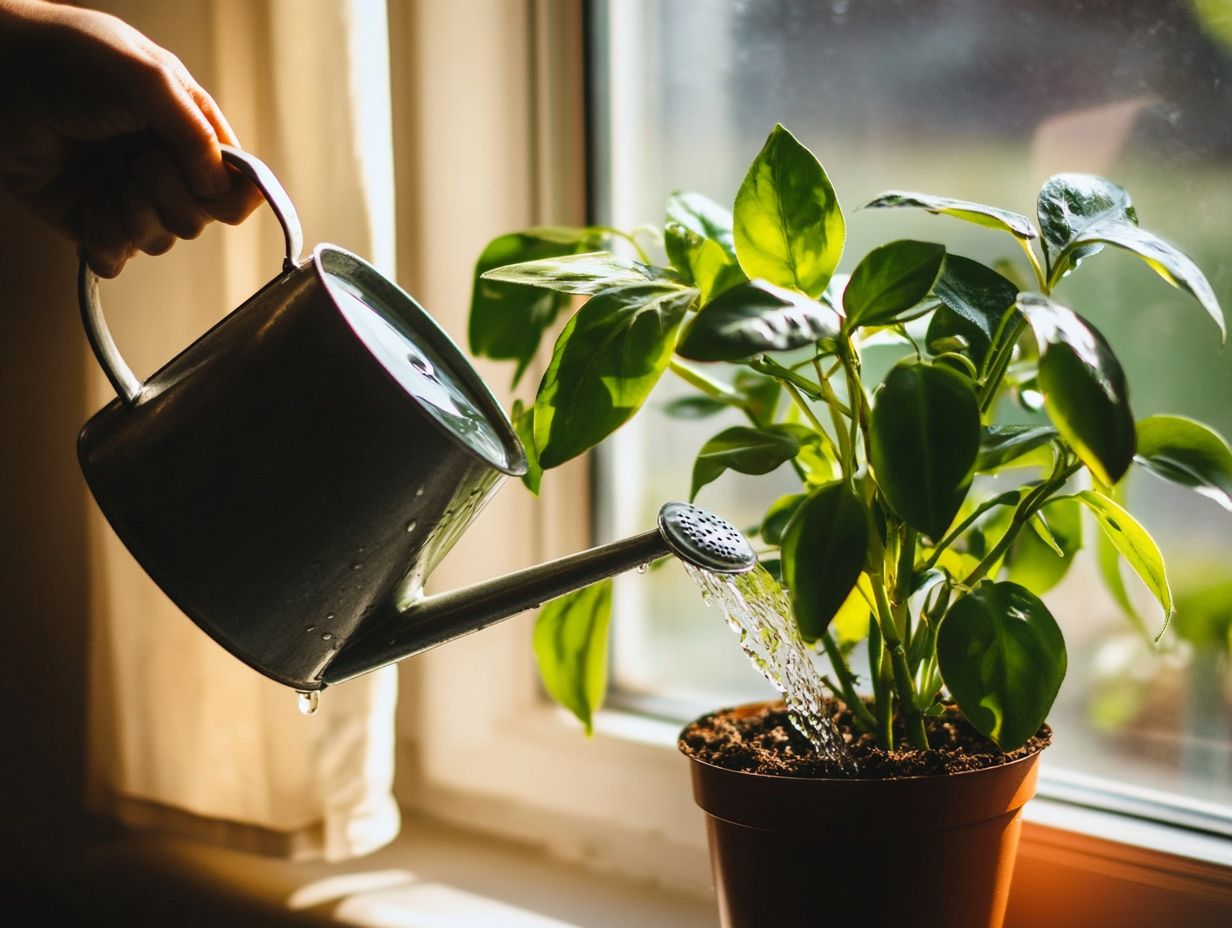 Using tap water directly from the faucet for indoor plants is not recommended