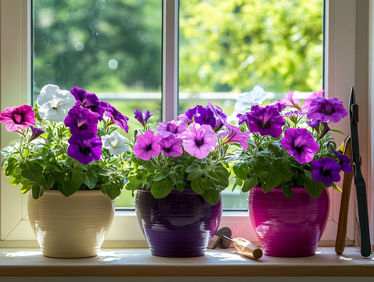 Providing Proper Lighting for Indoor Petunias