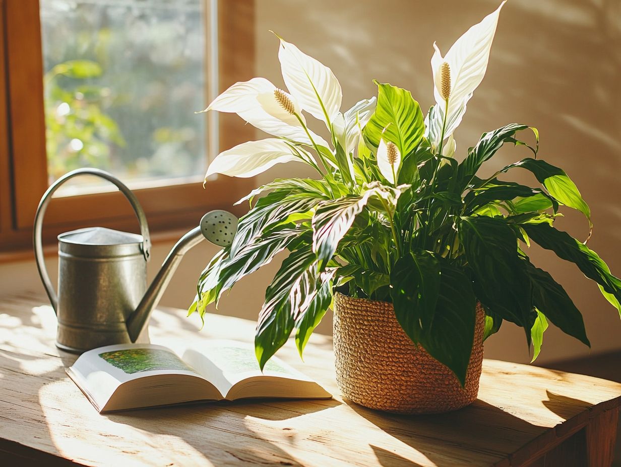 Watering and Feeding Your Peace Lily