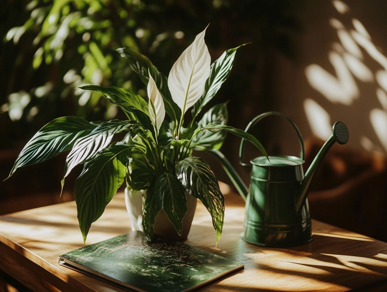 Pruning and Propagating Peace Lilies