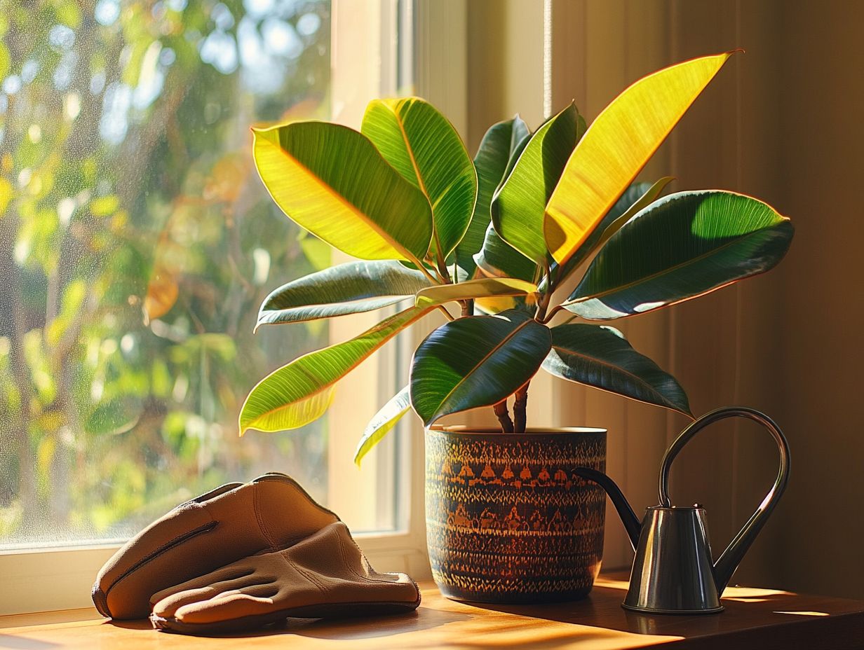 Best Practices for Caring for Rubber Plants