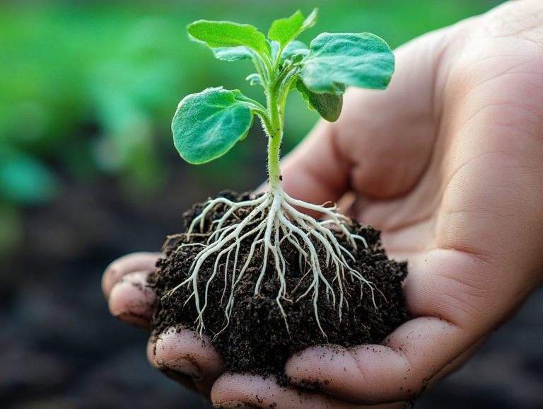 Checking for Root Development in Propagated Plants