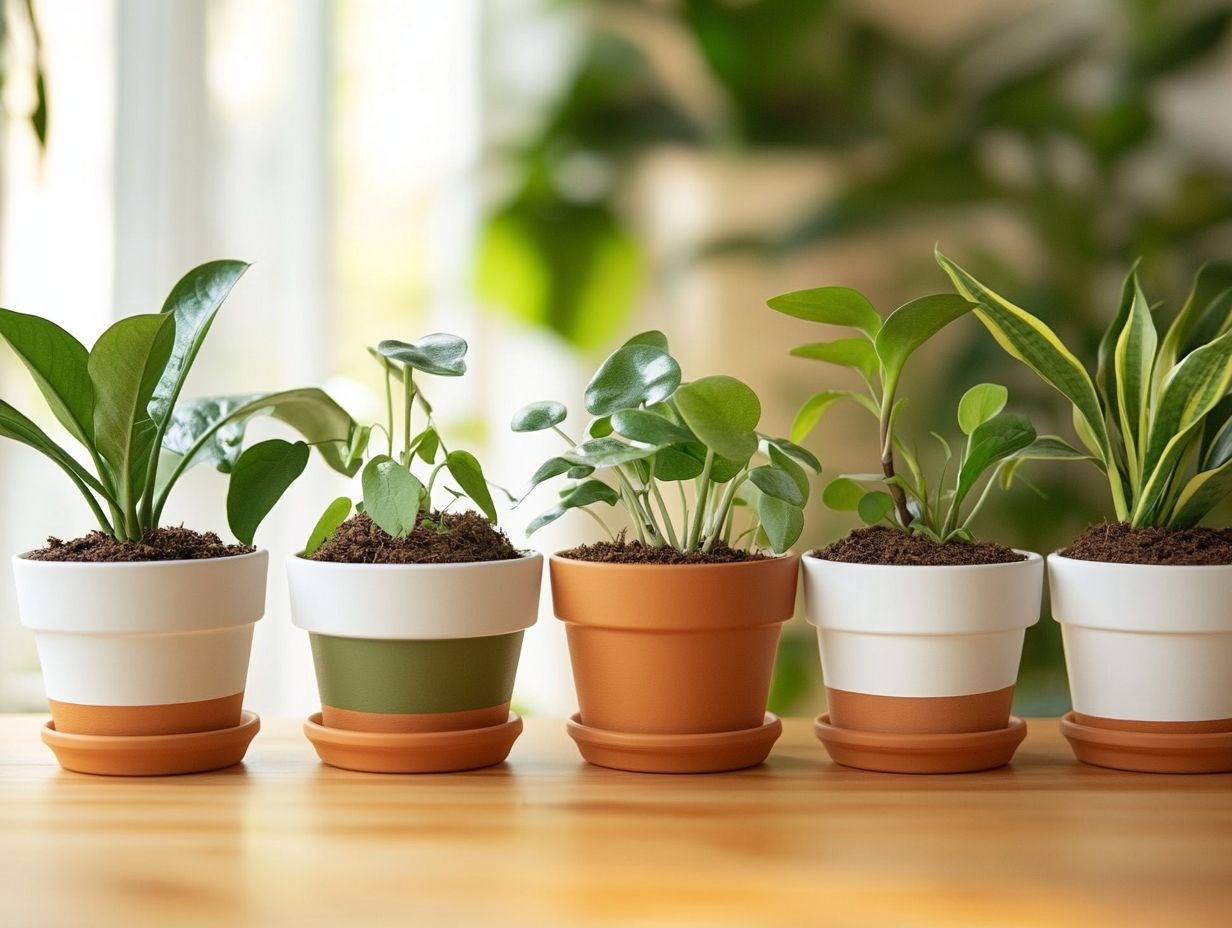 Healthy indoor plant soil tips