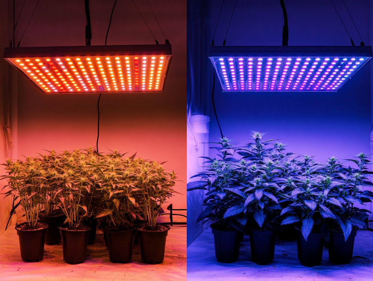 Comparison of LED and Fluorescent Grow Lights: Longevity and Durability