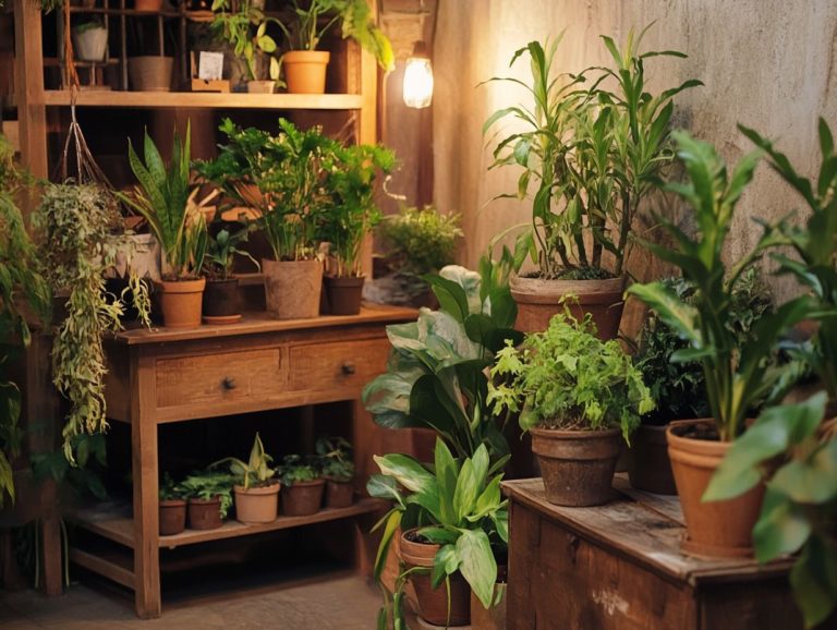 Creating a Rustic Vibe with Indoor Plants