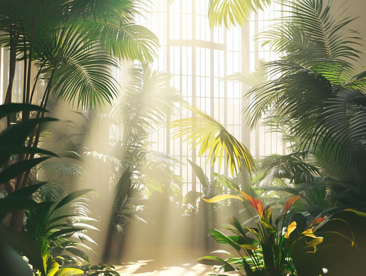 Image showing tropical indoor plants in a well-lit room.