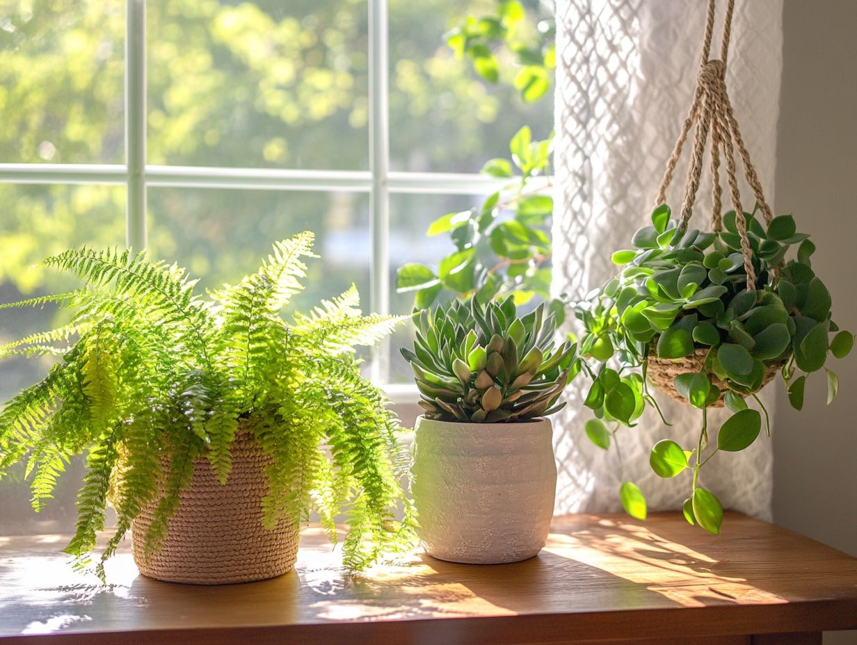 Indoor plants decor ideas for small apartments