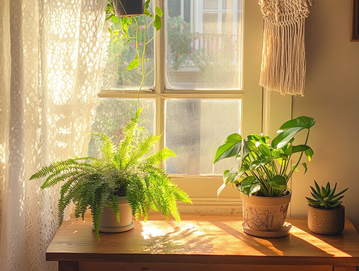 Indoor plants decor ideas for small apartments