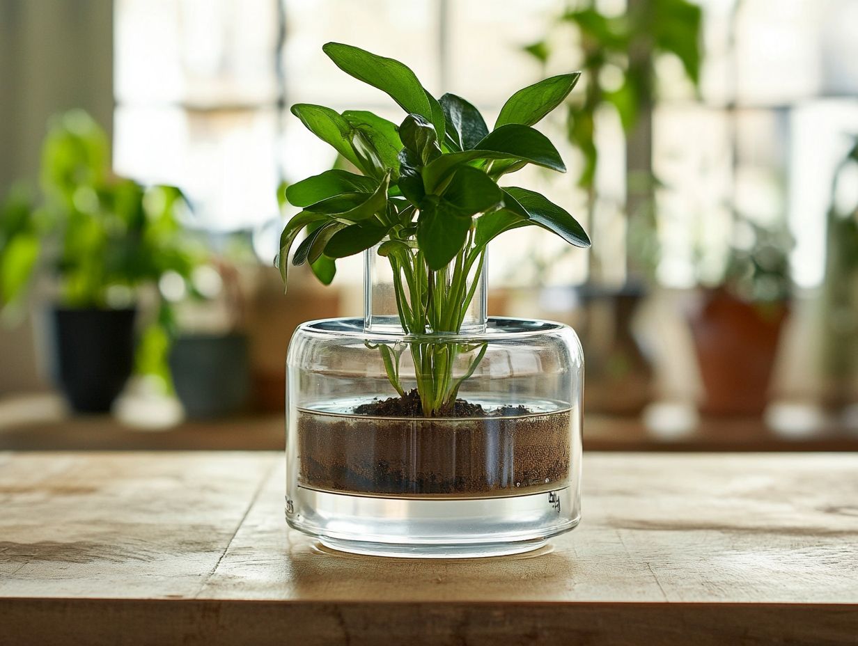 Examples of Houseplants Suitable for Self-Watering Systems