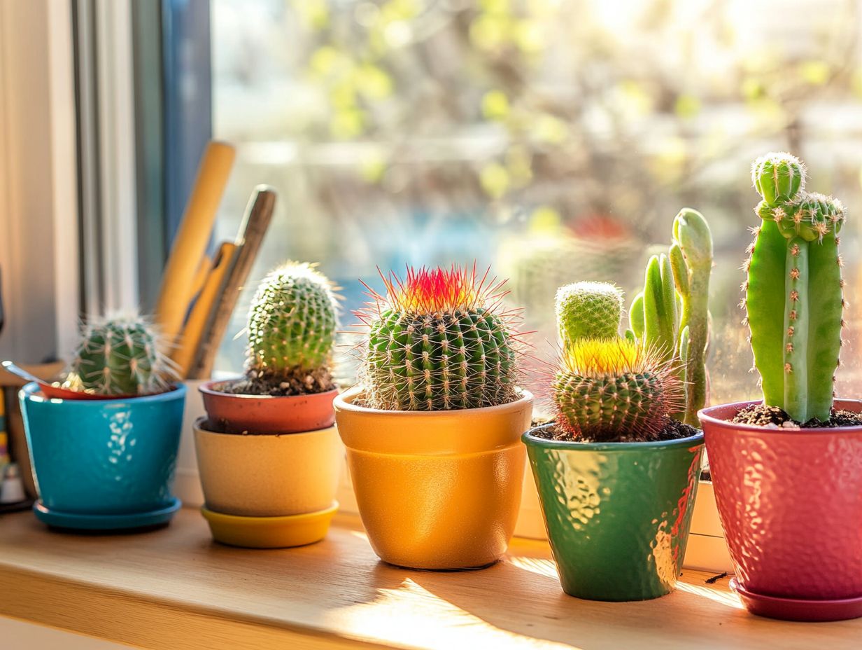 What materials do I need to propagate cacti indoors?