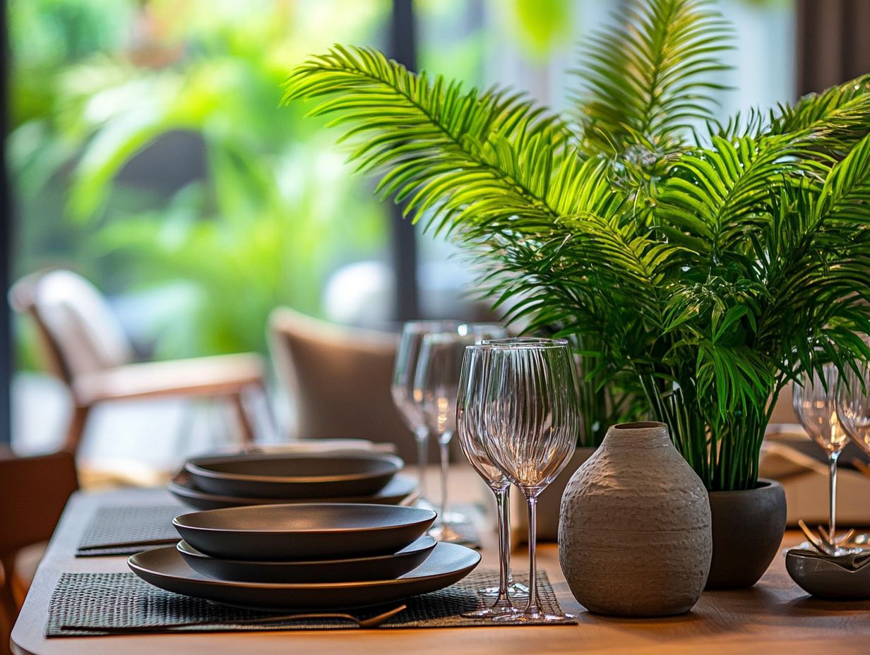 Image showing elegant indoor plant centerpieces for tables.