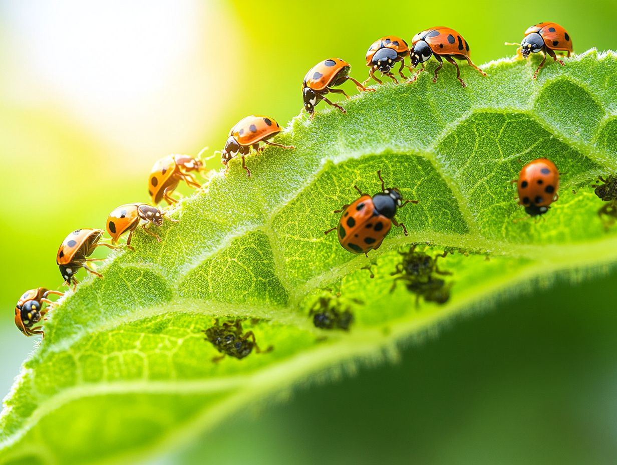 An infographic illustrating the advantages of biological pest control