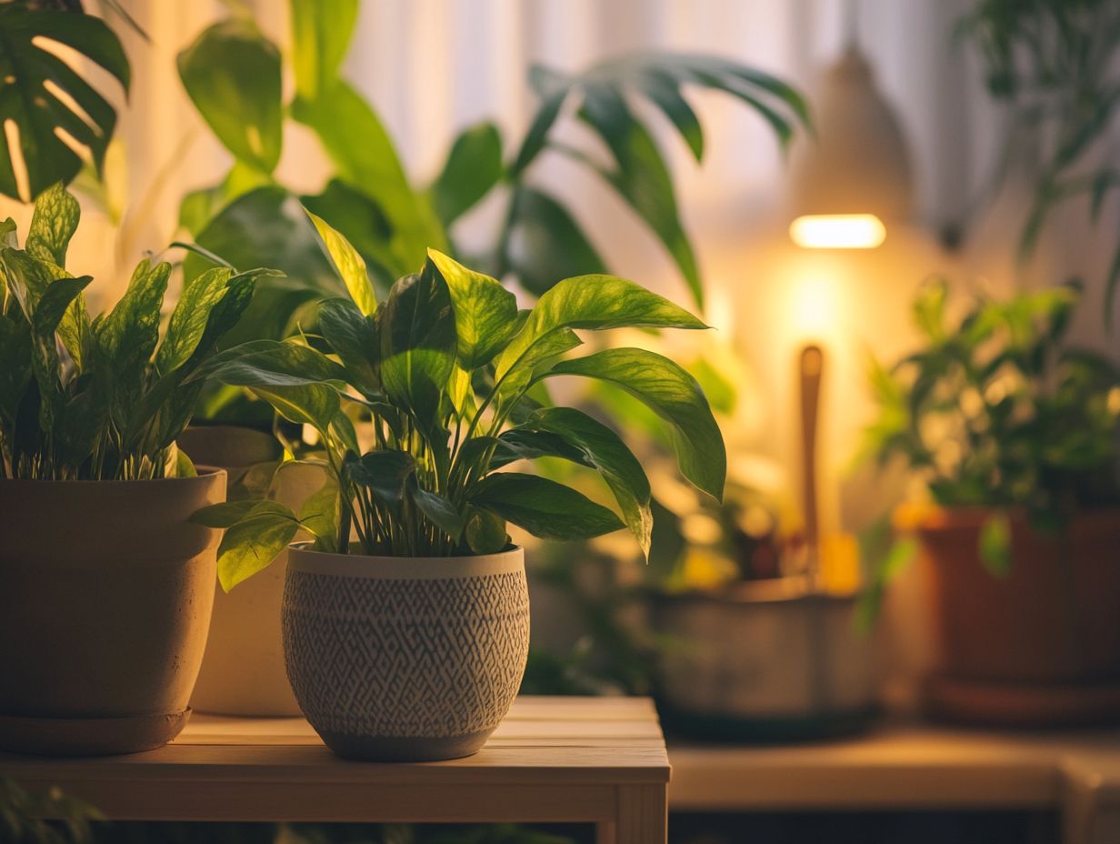 Types of Indoor Plant Lighting with various light options