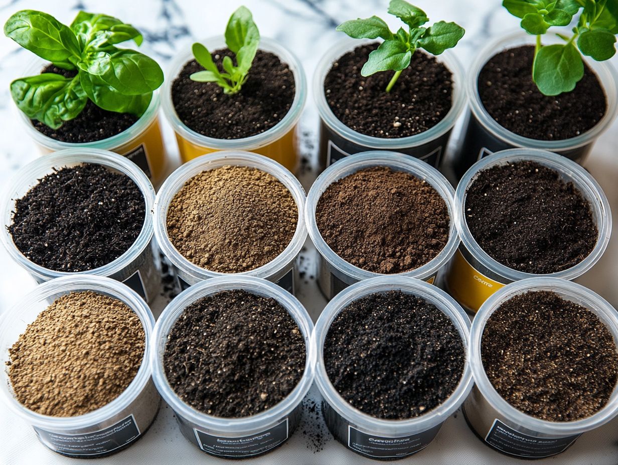 A visual guide to potting soil types