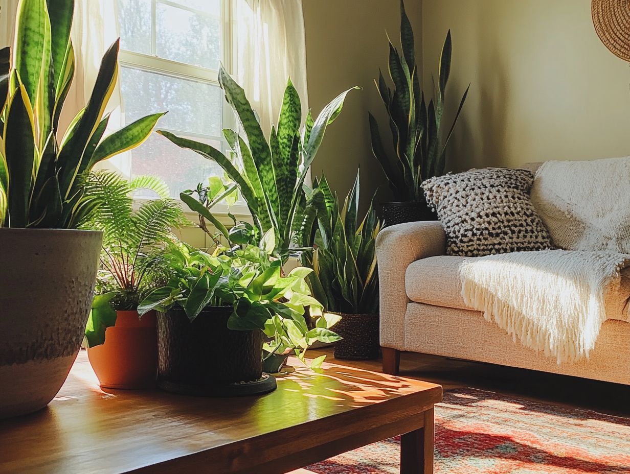 1. Where is the best spot to place indoor plants?