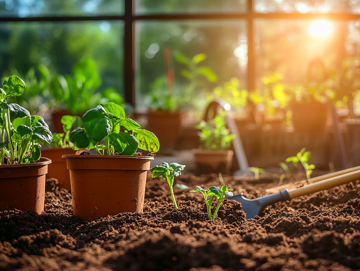 What is greenhouse soil management for indoor plants?