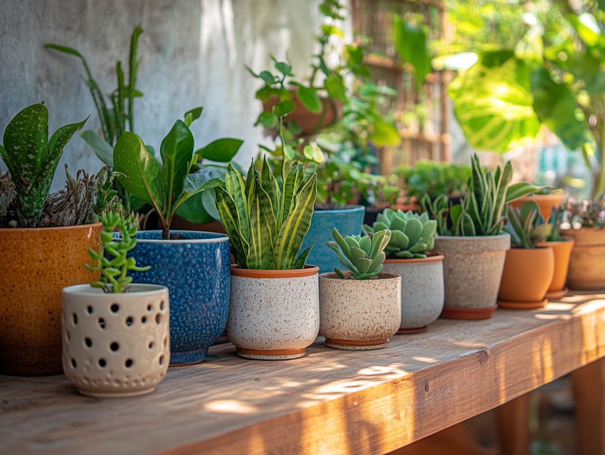 Matching Pots for Healthy Plant Growth