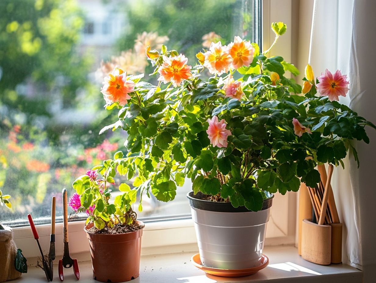 How often should I water indoor plants to encourage blooming?