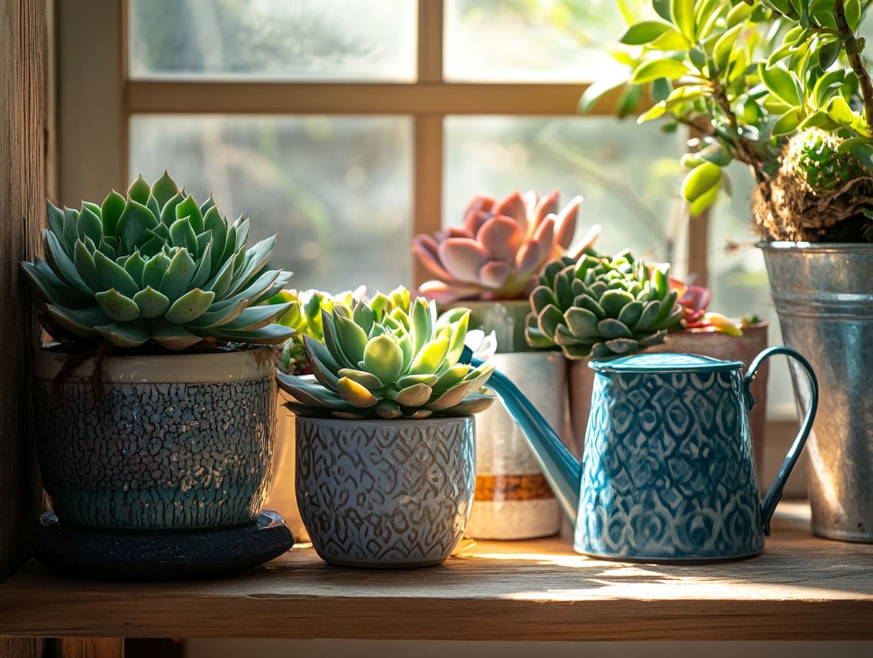 Image showing how to take care of succulents indoors