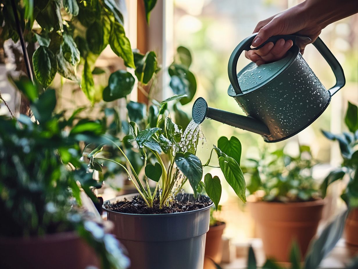 How to check if indoor plants need watering