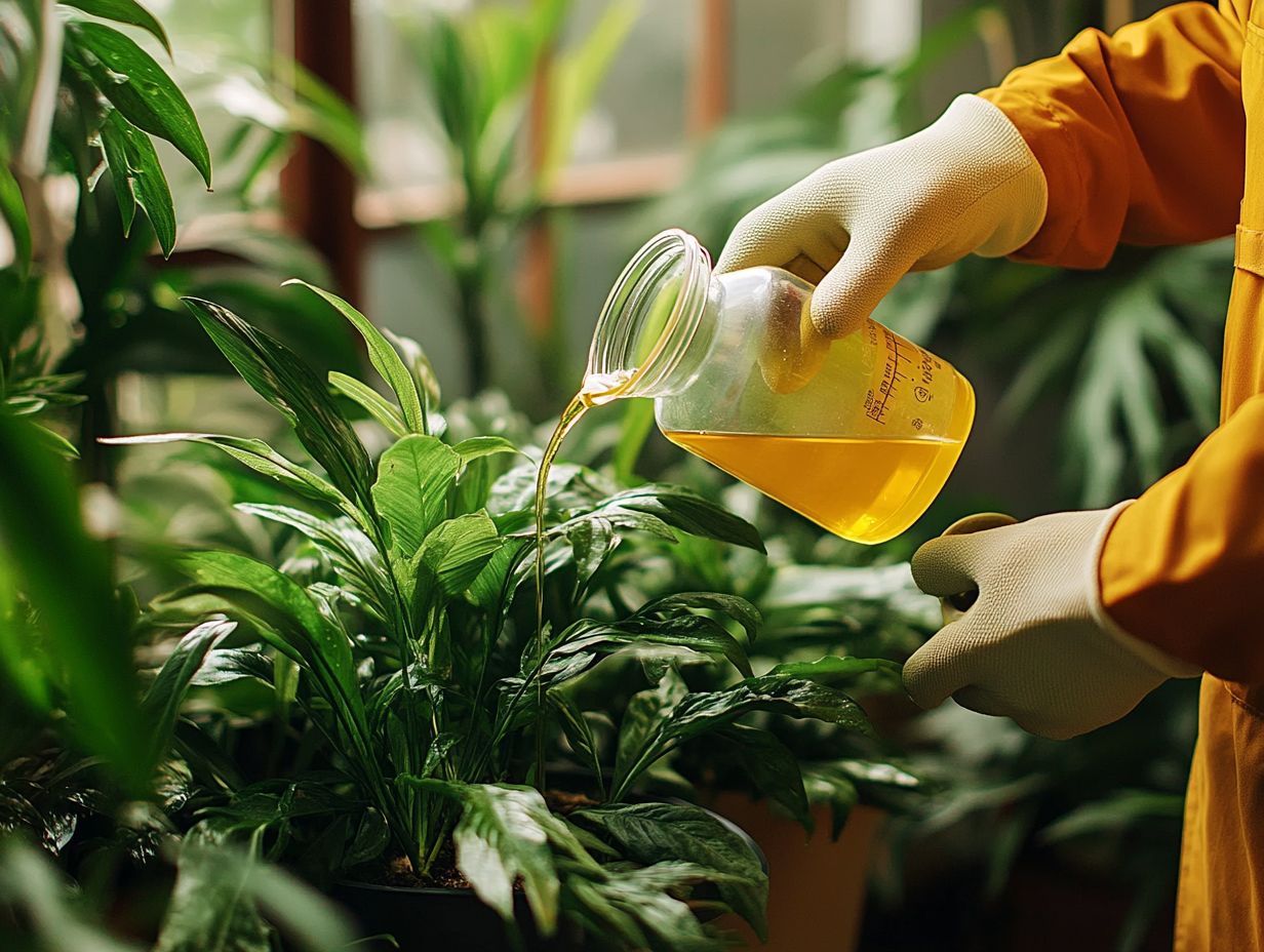 A variety of indoor plants showing different environmental conditions