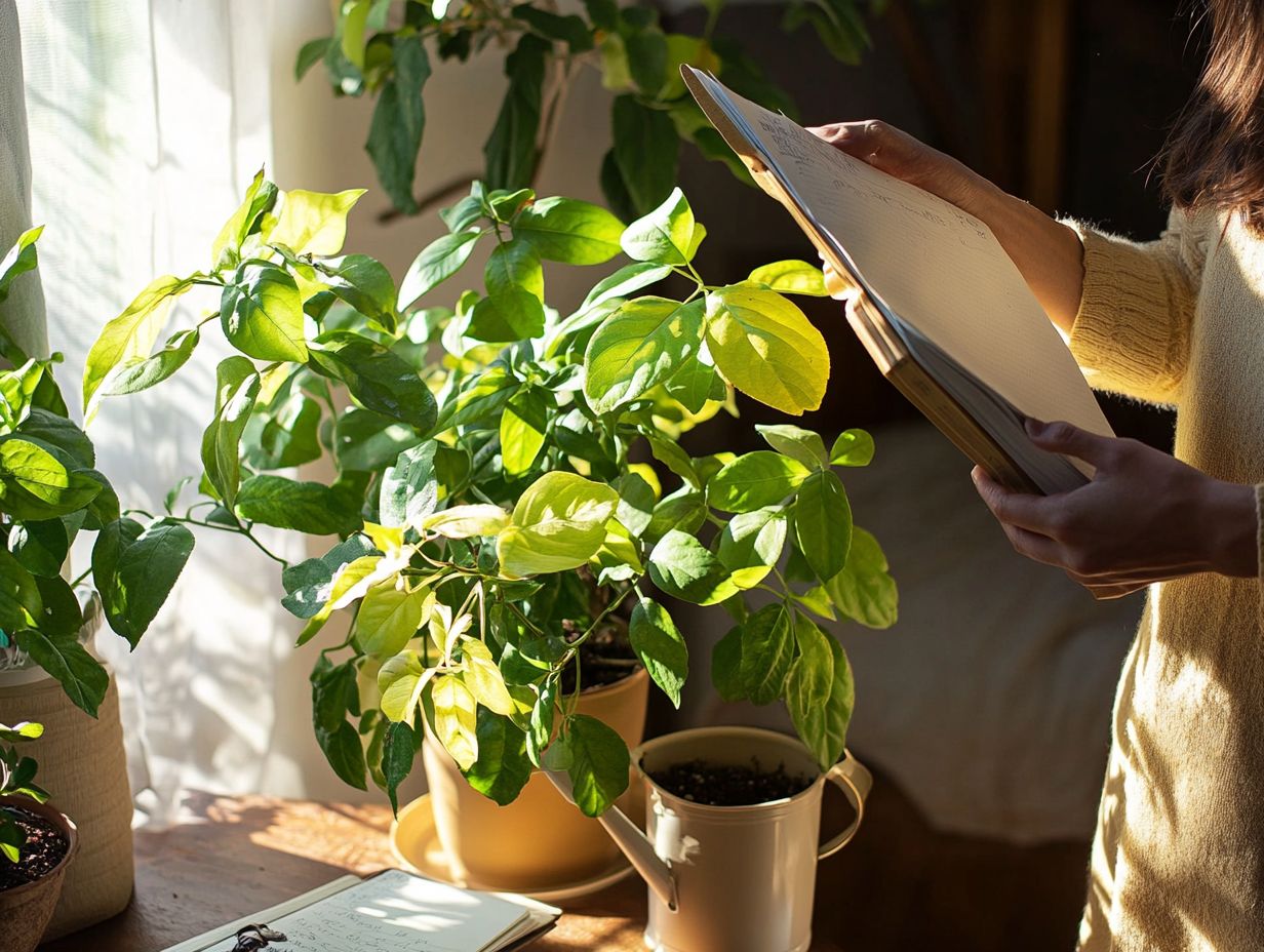 A visual guide to key takeaways for houseplant care