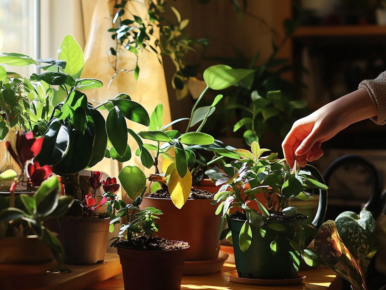 1. What is the best way to avoid overwatering indoor plants?