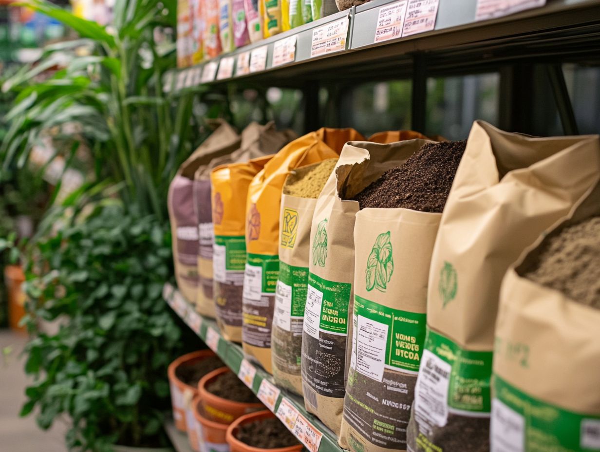 What should I look for when buying quality potting soil?