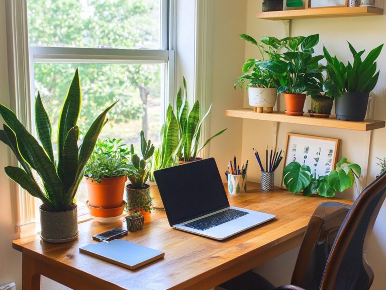 How to Choose Plants for a Home Office?