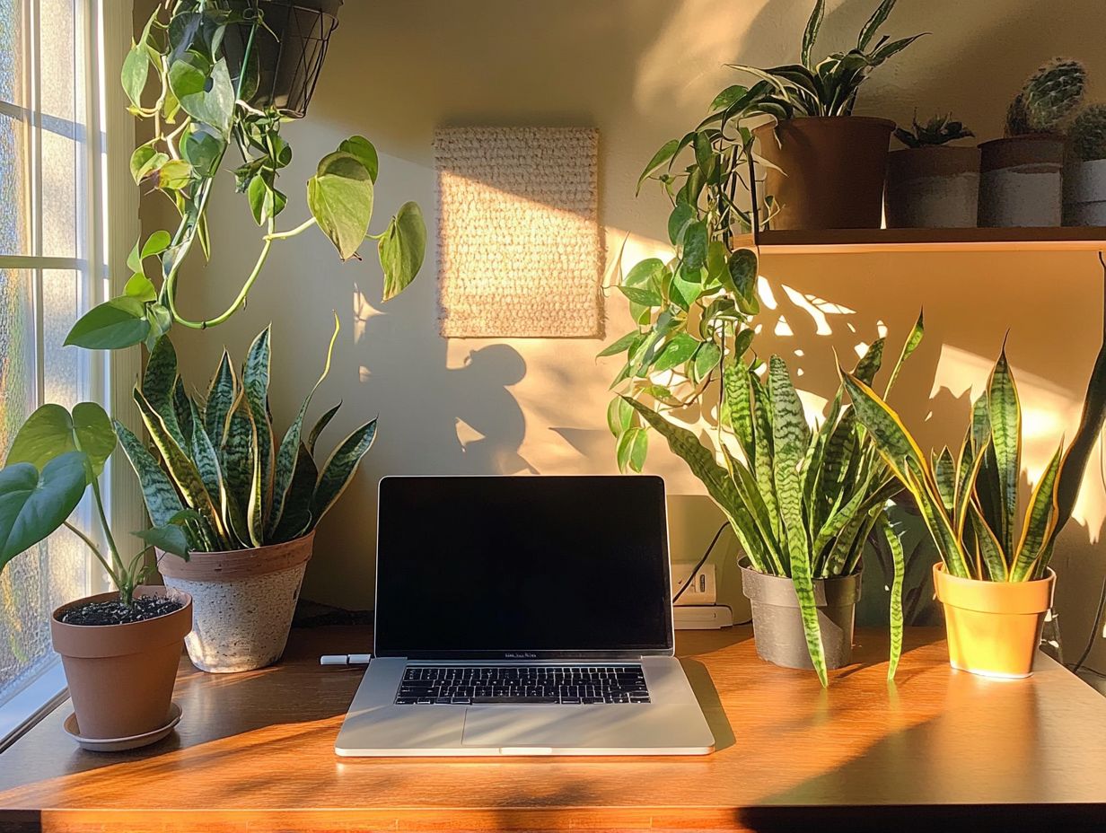 Caring for Plants in a Home Office