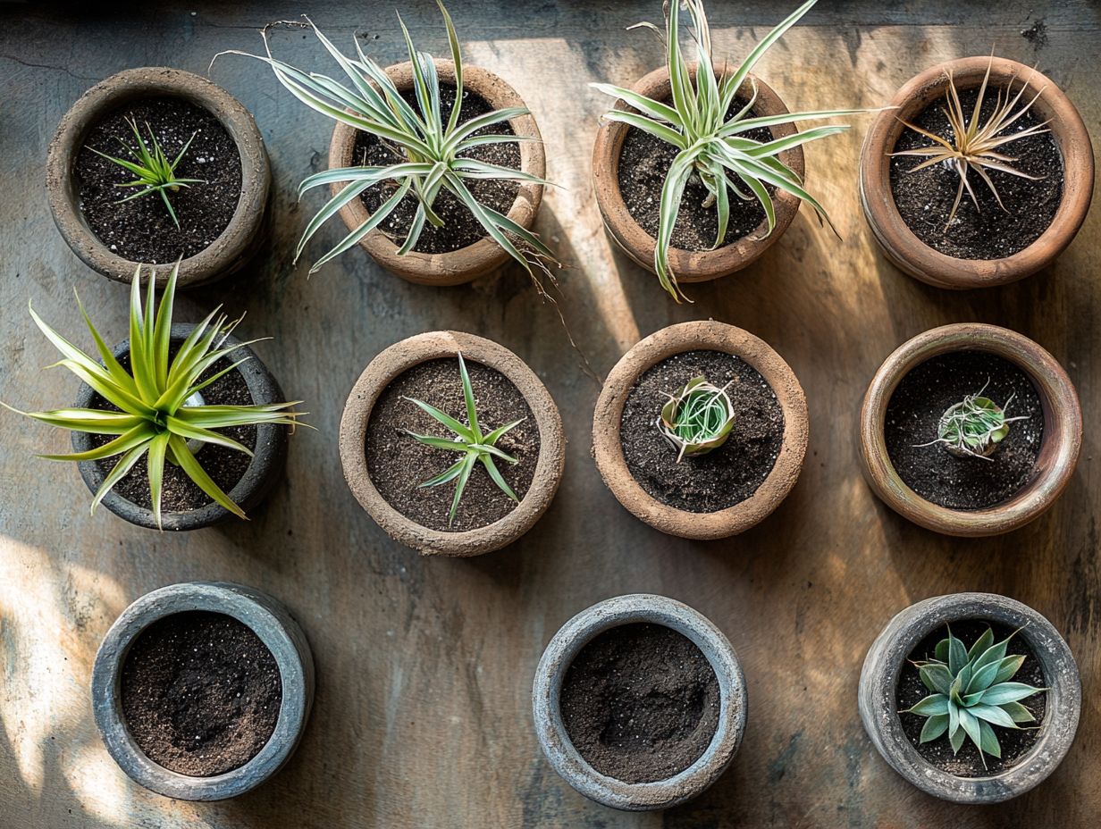 Image showing frequently asked questions about air plant care