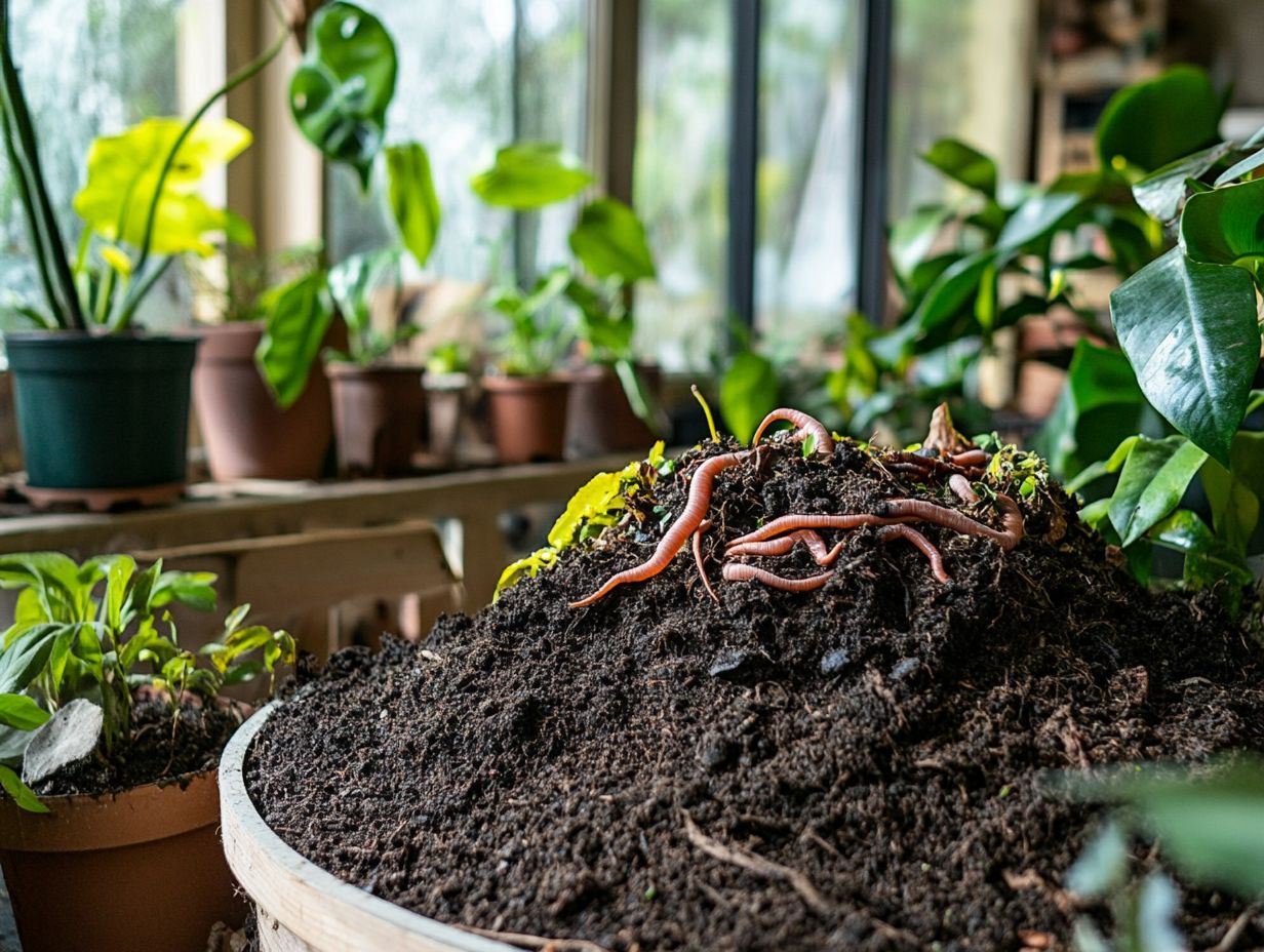 Image illustrating key takeaways about living soil for houseplants