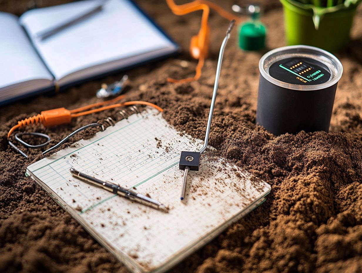 Materials required for building a soil moisture meter